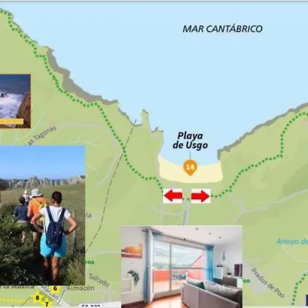 Ferienwohnung Duplex Surf Junto A La Playa Miengo Exterior foto